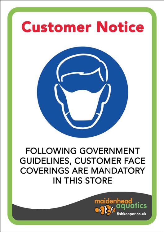 Maidenhead Aquatics Wear a Mask poster
