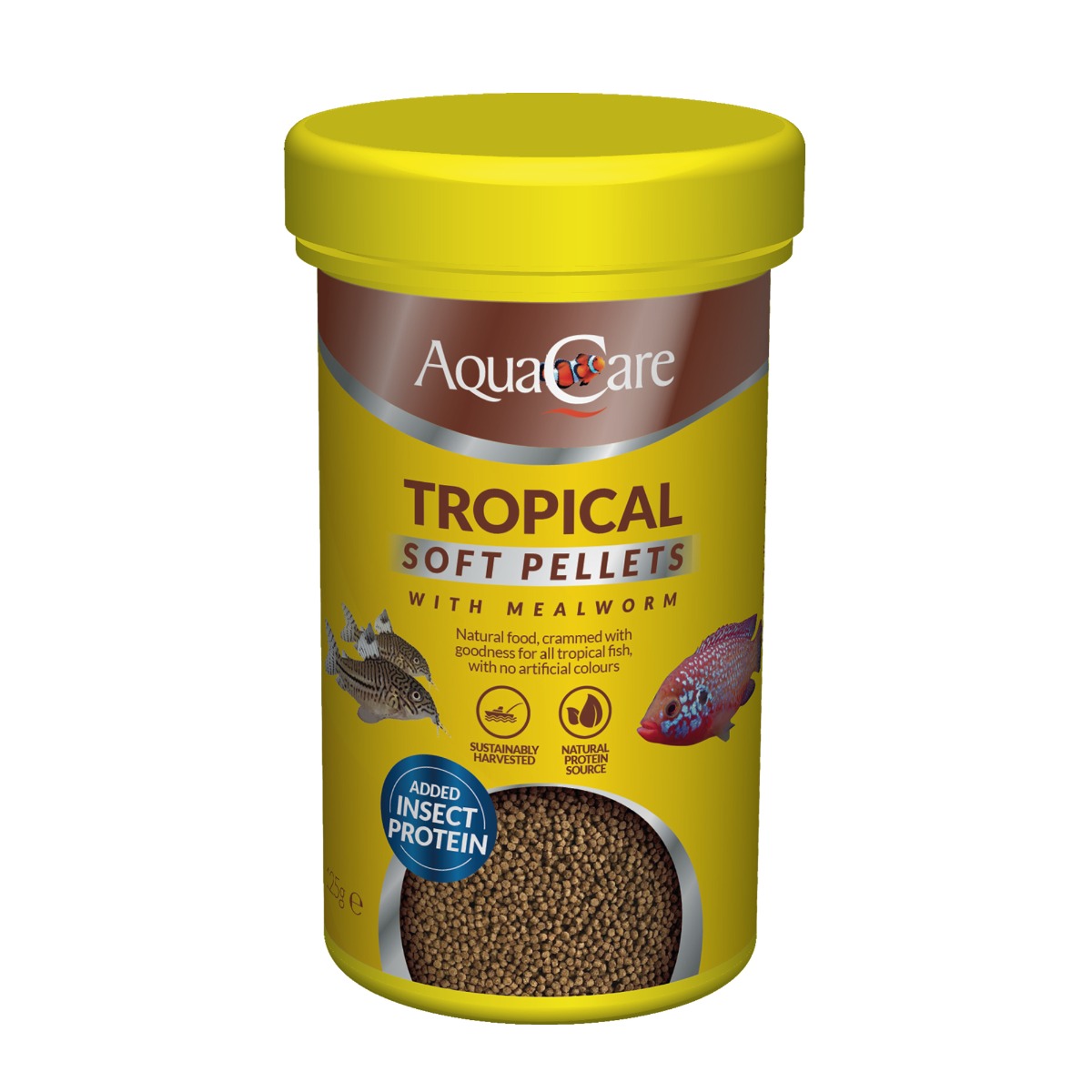 aquacare tropical flakes with mealworm