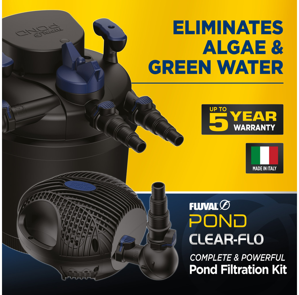 Fluval Clear-Flo Pond Filter and Pump Set