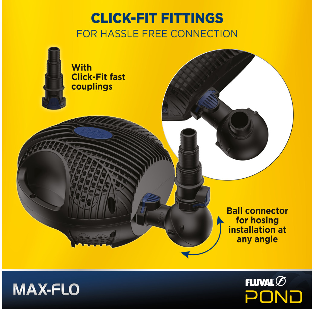 Fluval Pond Max-Flo Waterfall & Filter Pump