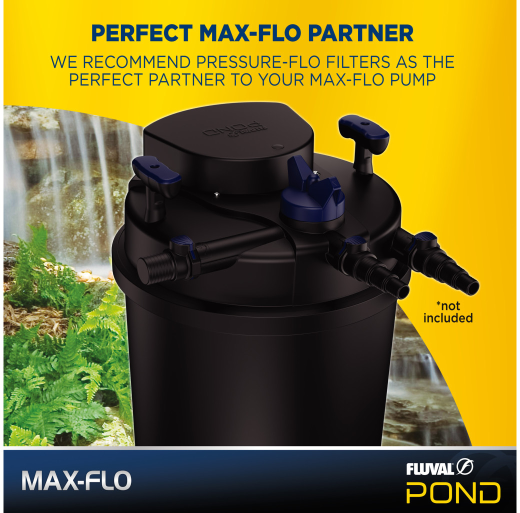 Fluval Pond Max-Flo Waterfall & Filter Pump