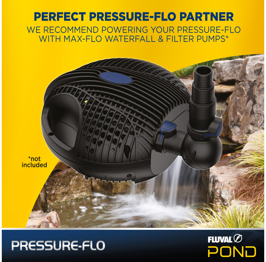 Fluval Pressure-Flo Pond Filter with UVC Steriliser