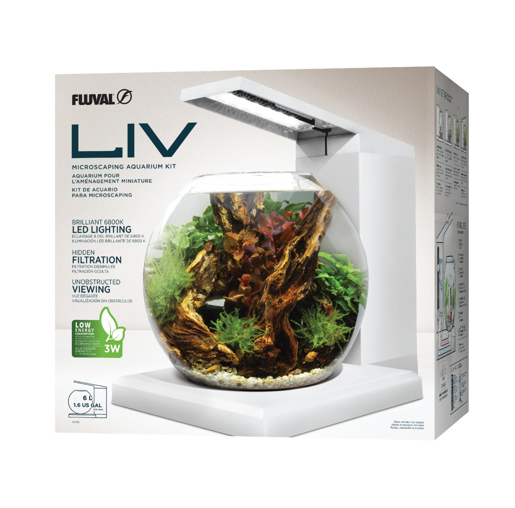 Fluval Liv Microscaping Aquarium 6L