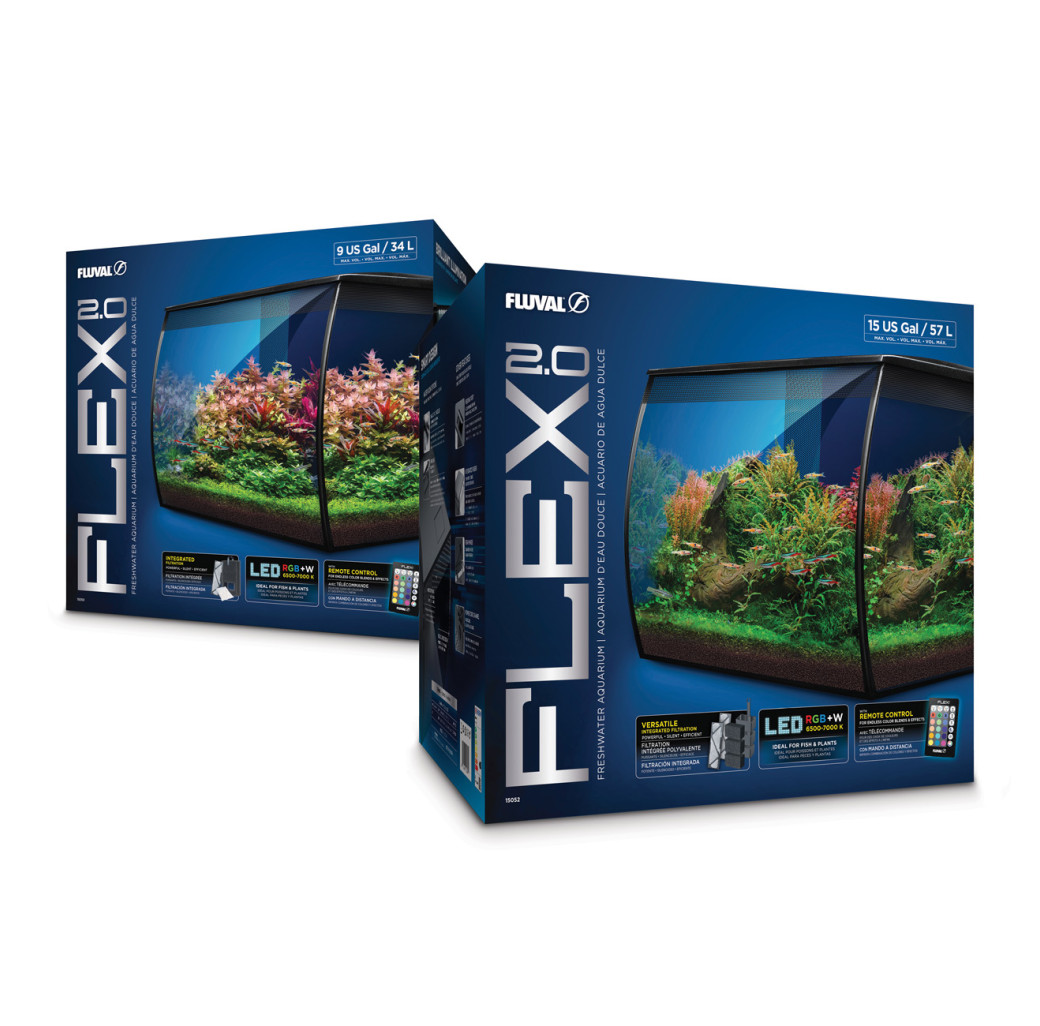 Fluval Flex 2.0 Freshwater Aquarium 57L