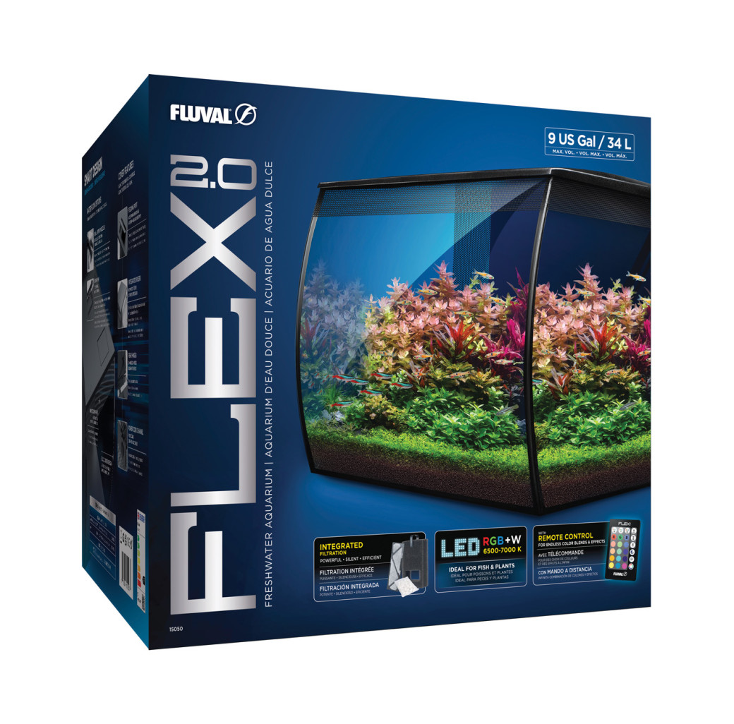 Fluval Flex 2.0 Freshwater Aquarium 34L