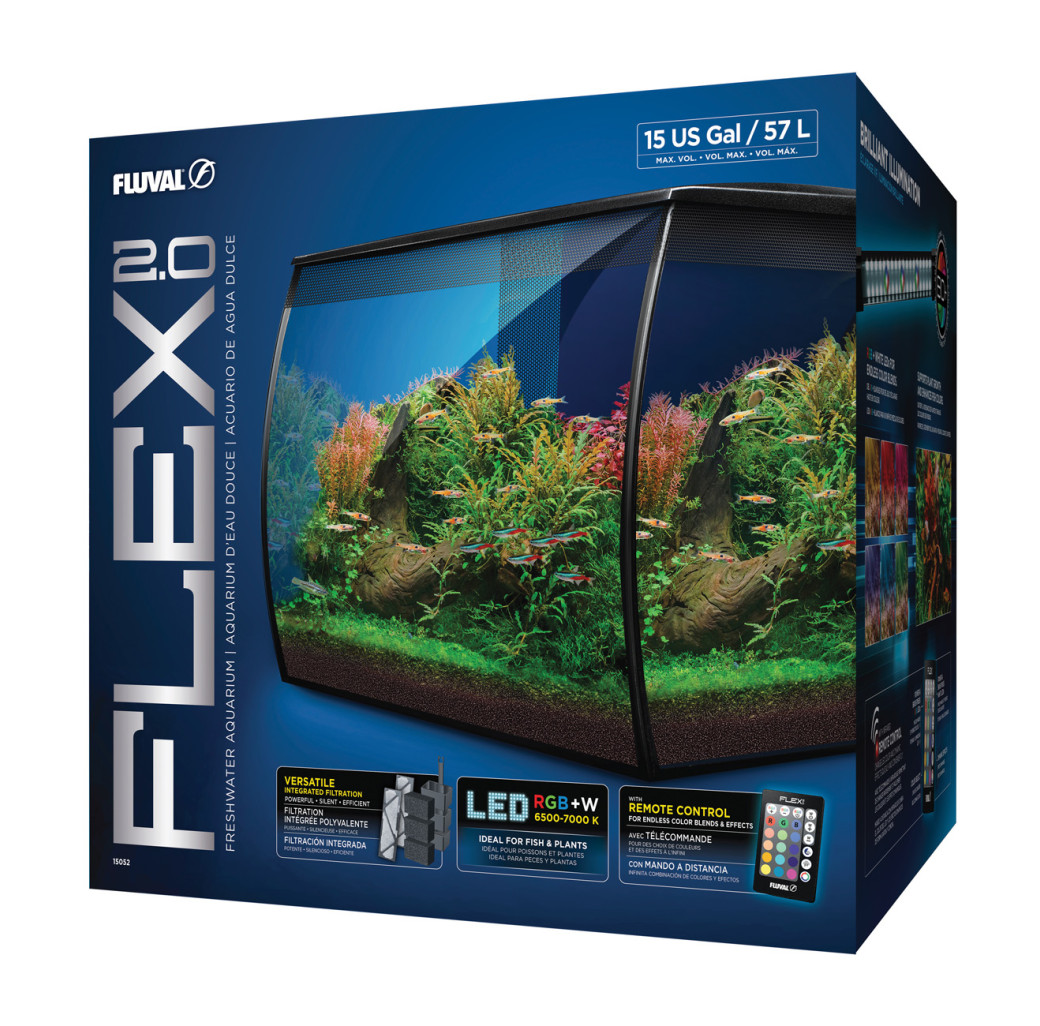 Fluval Flex 2.0 Freshwater Aquarium 57L