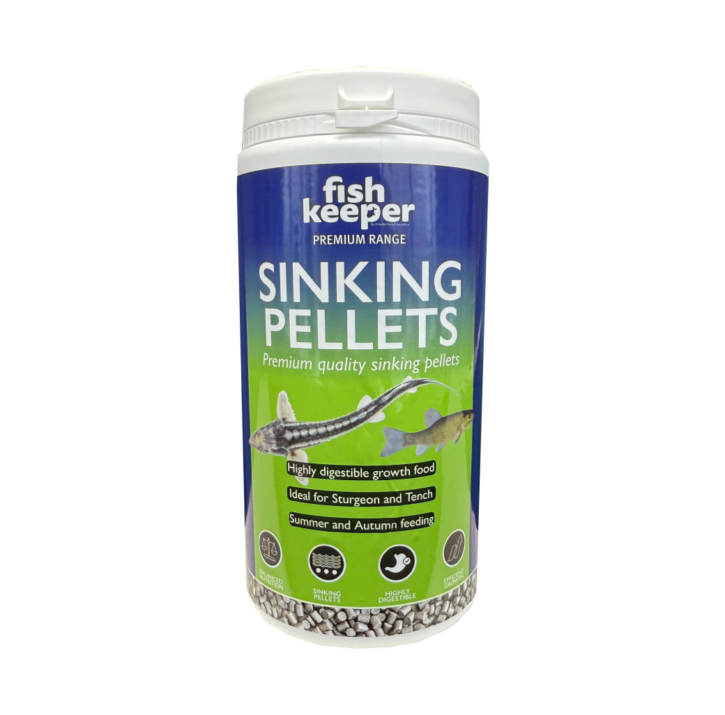 Fishkeeper Premium Sinking Pellets 1L