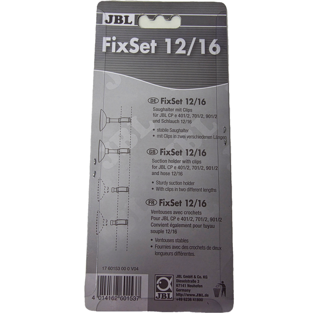 JBL Fixset 12/16 Suction Holder With Clips