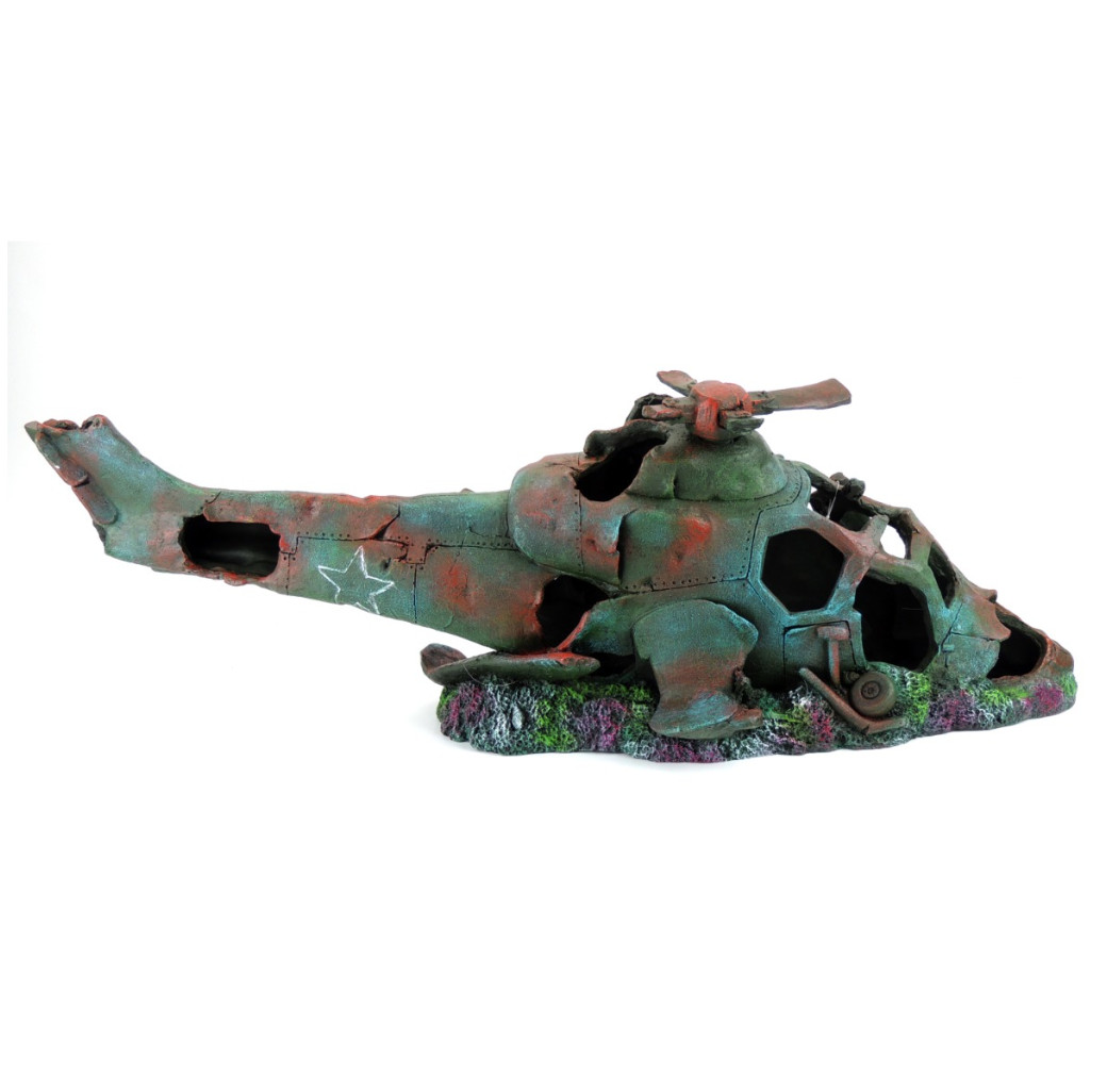 Classic Ornament - X Large Ruined Helicopter