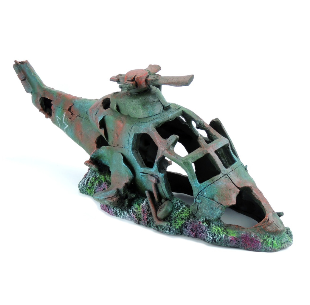 Classic Ornament - X Large Ruined Helicopter