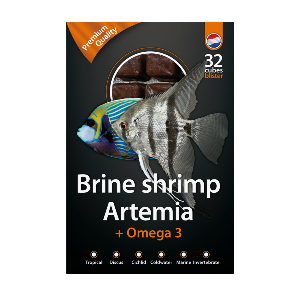 Dutch Select Frozen Fish Food - Brineshrimp and Omega 3