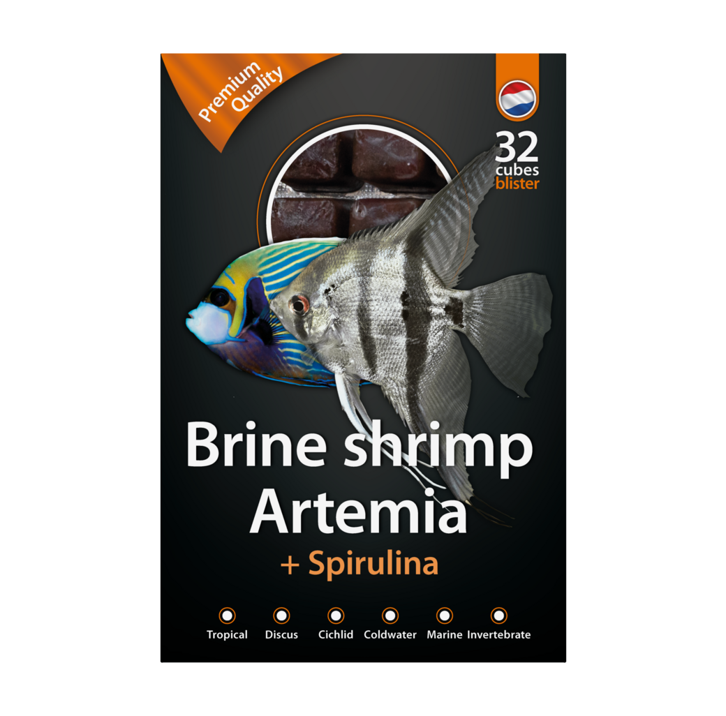 Dutch Select Frozen Fish Food - Brineshrimp and Spirulina
