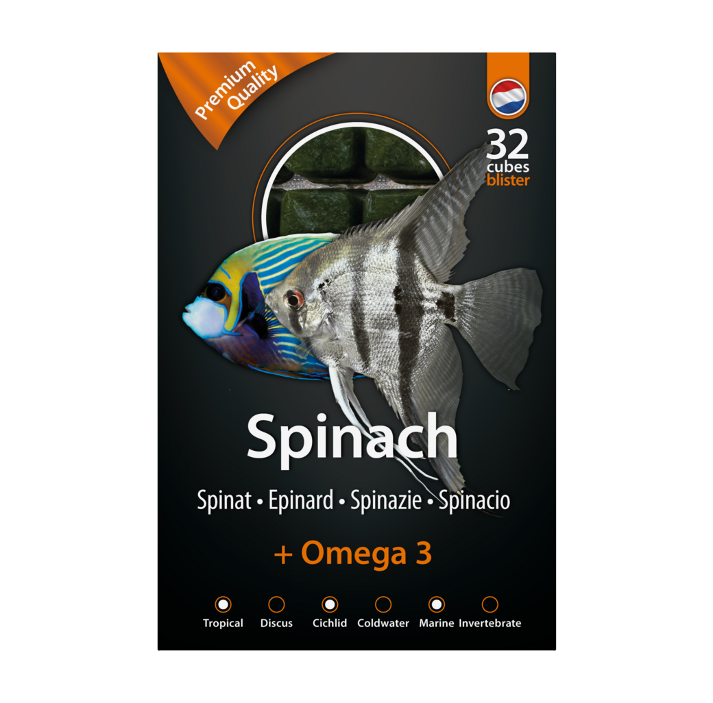 Dutch Select Frozen Fish Food - Spinach
