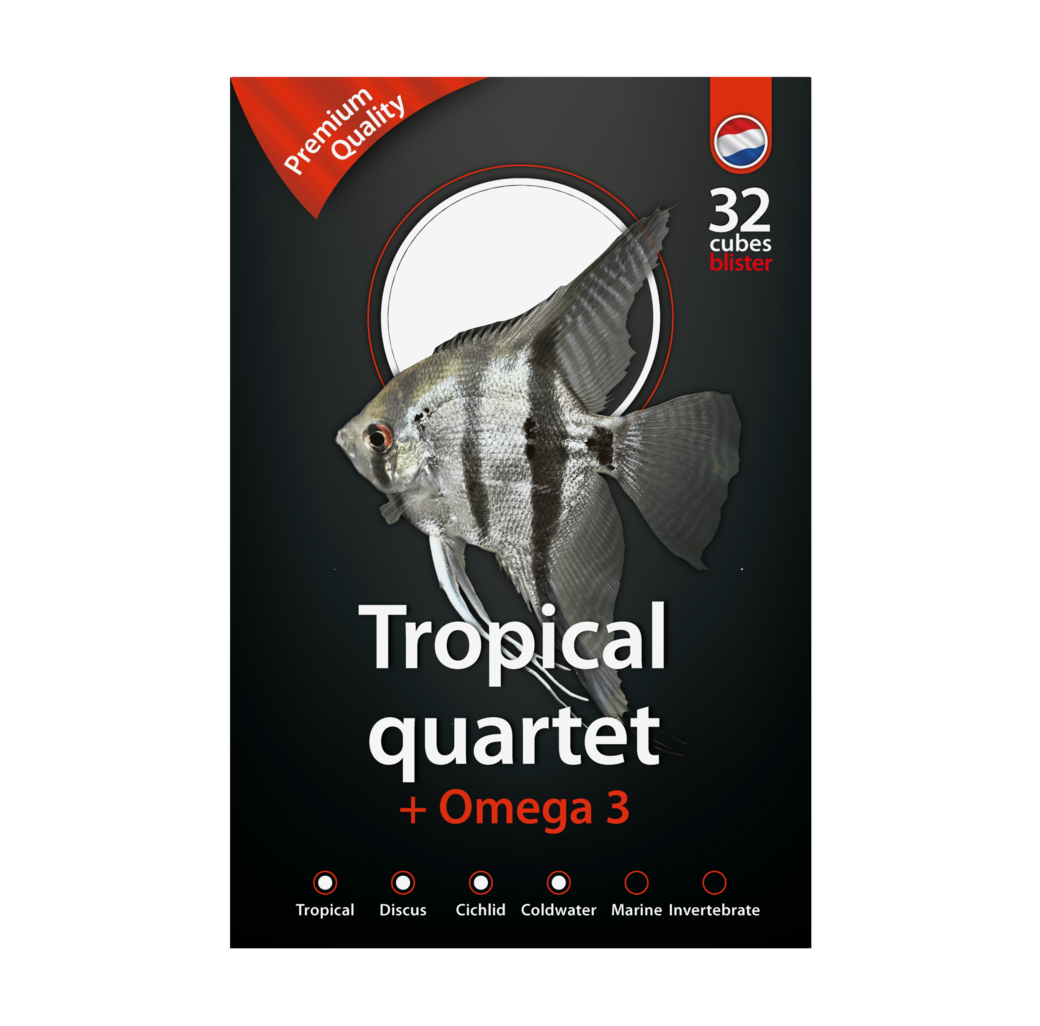 Dutch Select Frozen Fish Food - Tropical Quartet