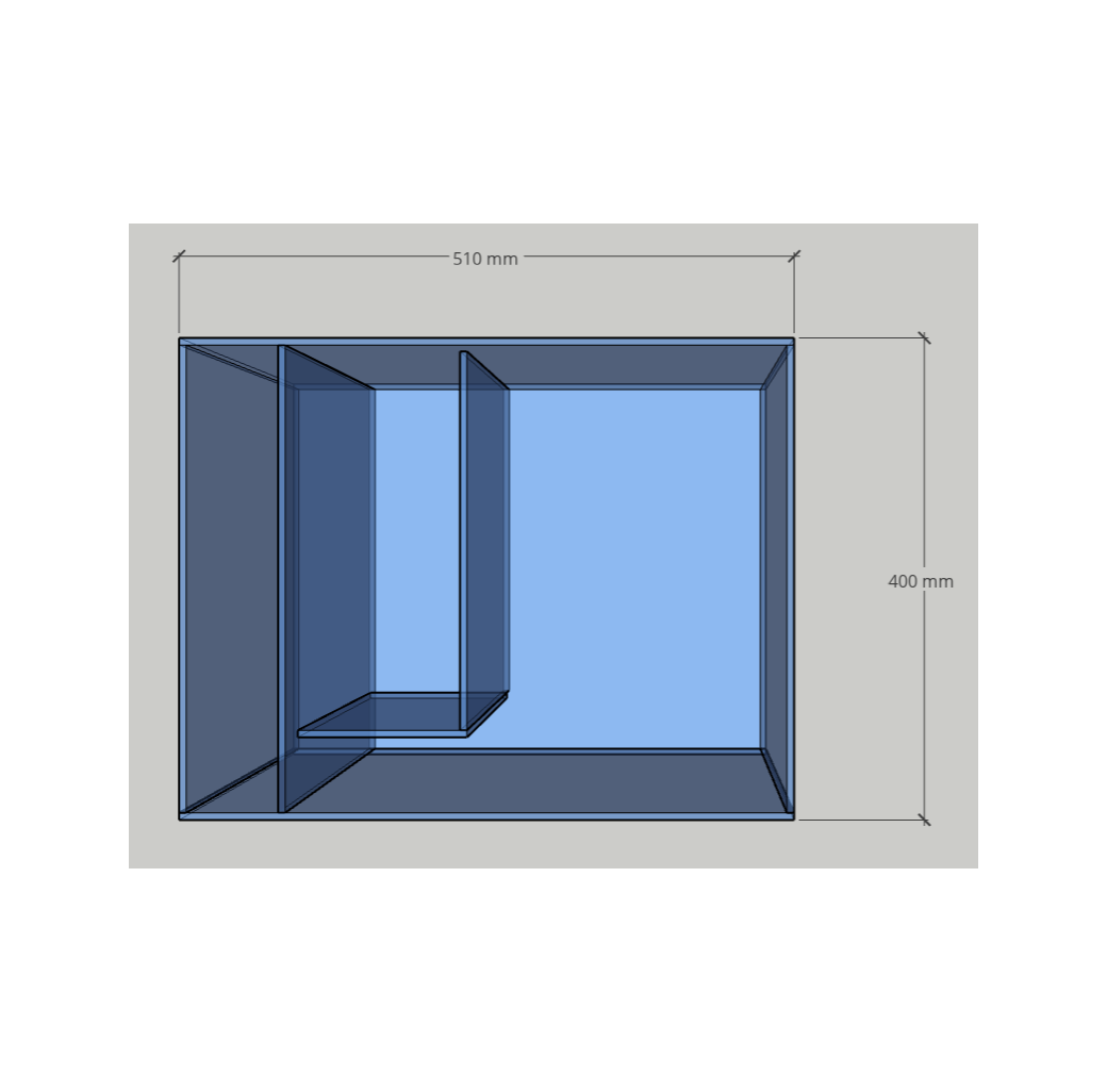 Aqua Marin 600 Pro Aquarium, Sump & Cabinet - White