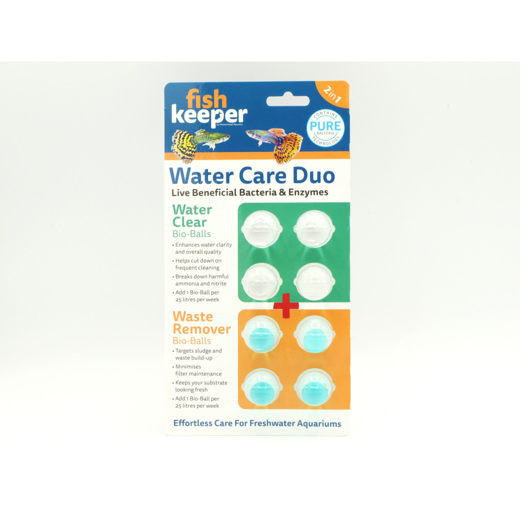 Fishkeeper Water Care Duo Aquarium Starter Pack (2 x 4 Balls)