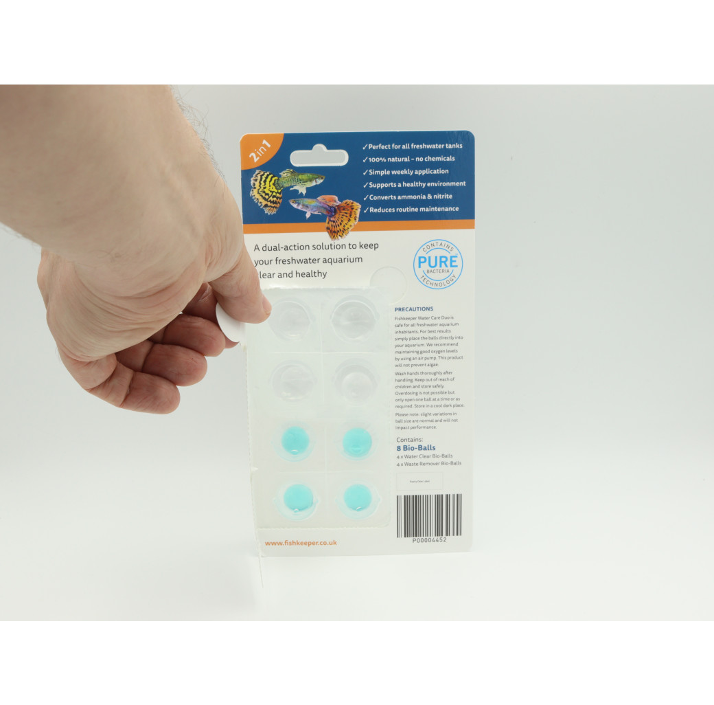 Fishkeeper Water Care Duo Aquarium Starter Pack (2 x 4 Balls)