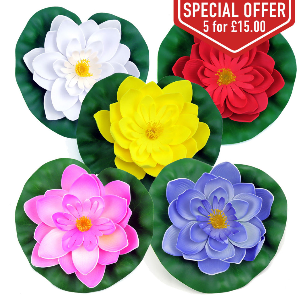 Classic Pond Artificial Floating Lily