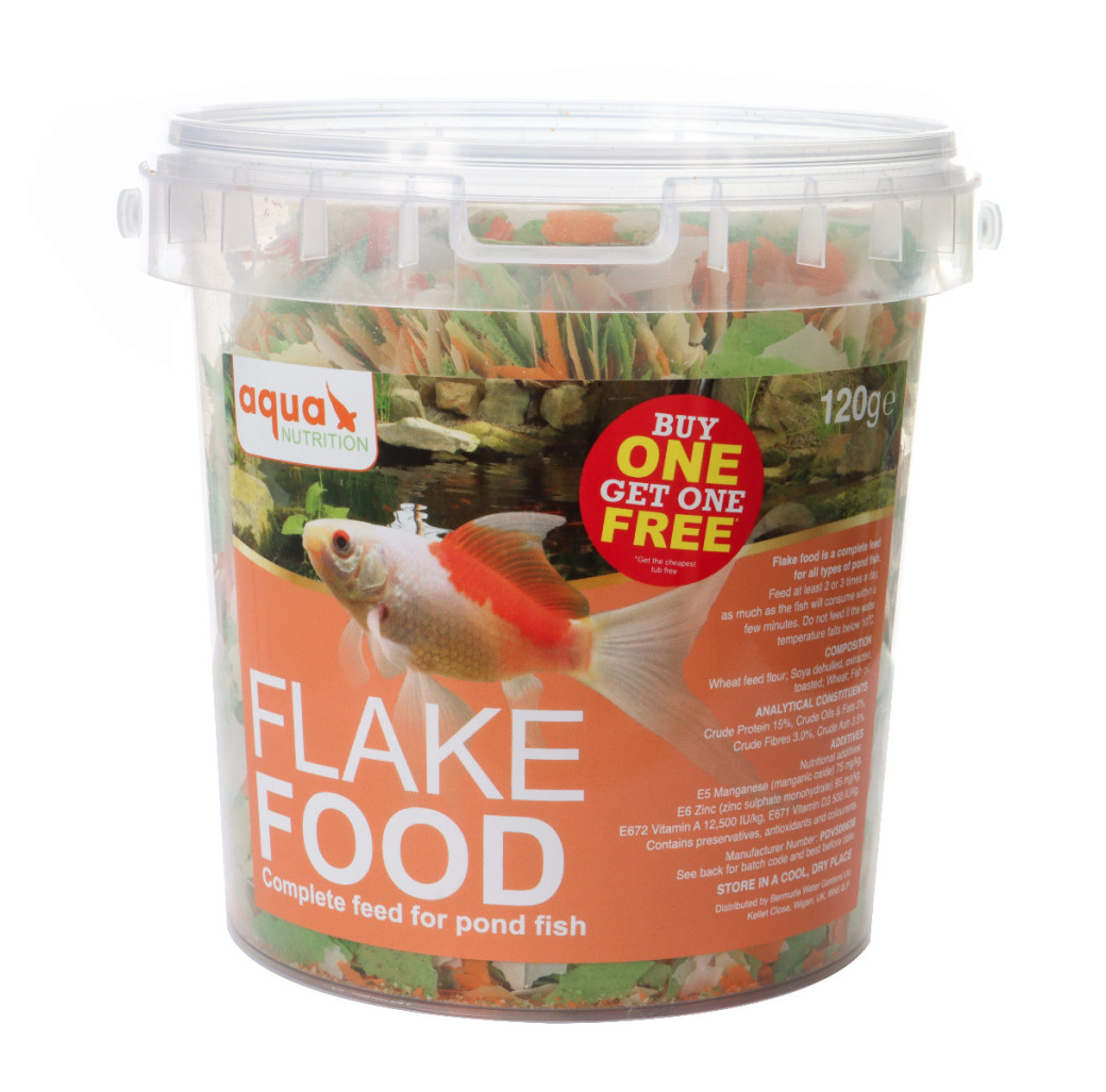 Aqua Nutrition Flake Food (120g) - Buy One Get One Free