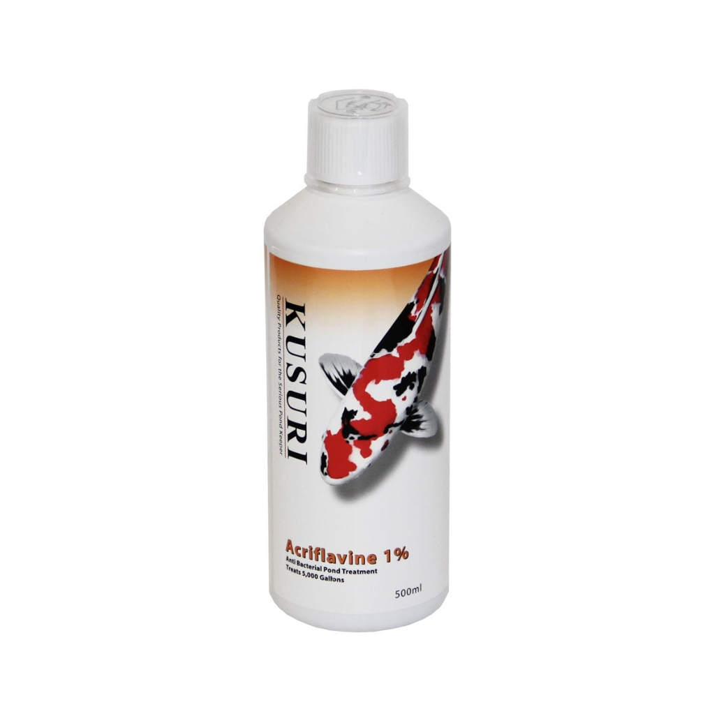 Kusuri Acriflavine Anti Bacterial Pond Treatment 500ml