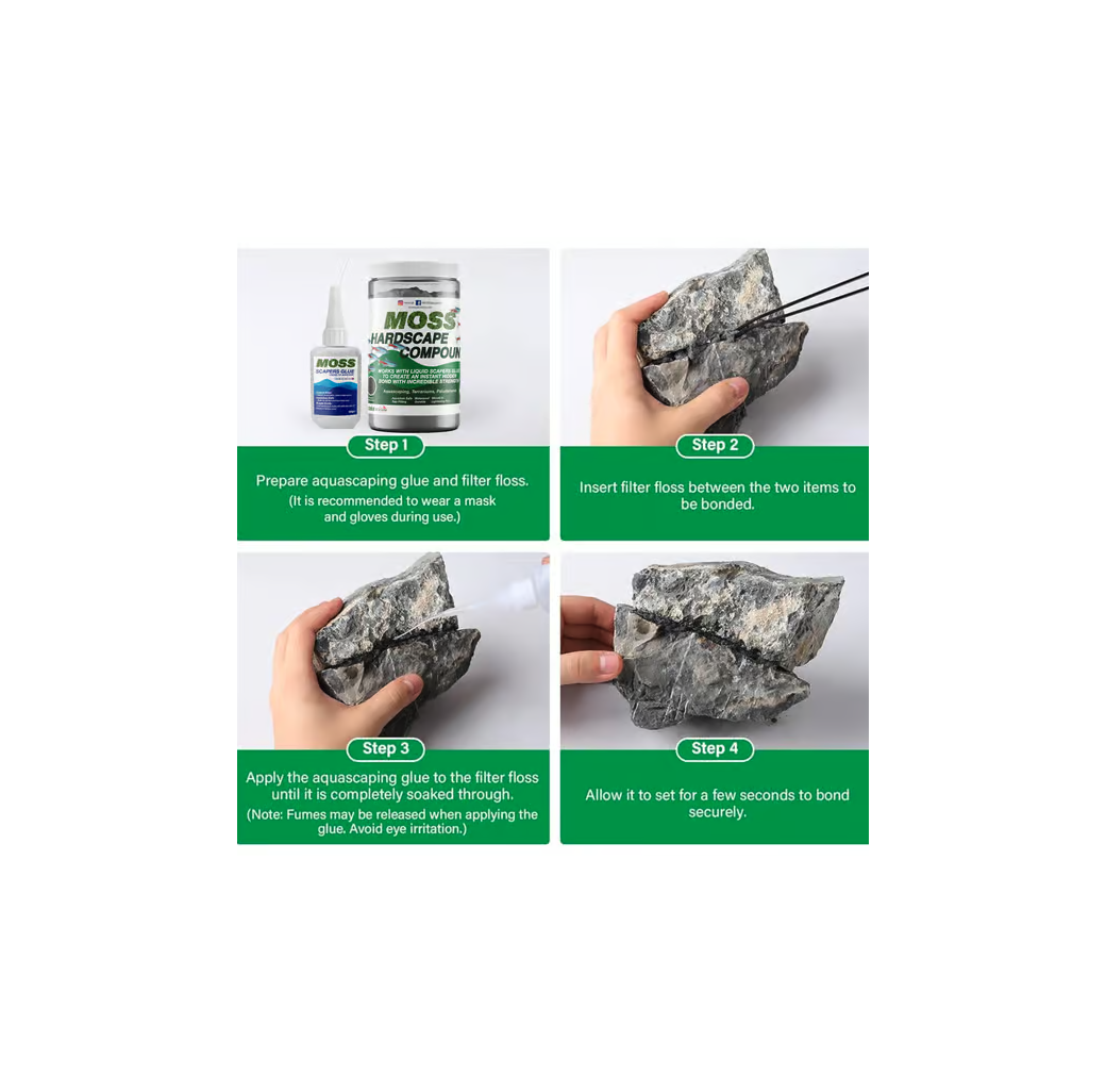 Moss & Shark Rock and Wood Bonding Compound