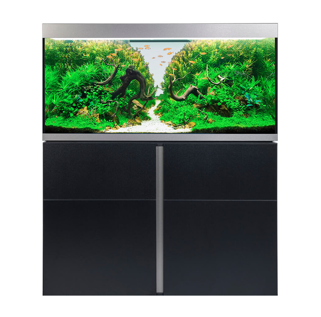 Fluval Siena 330 Aquarium & Cabinet Set - Black with Free Bundle