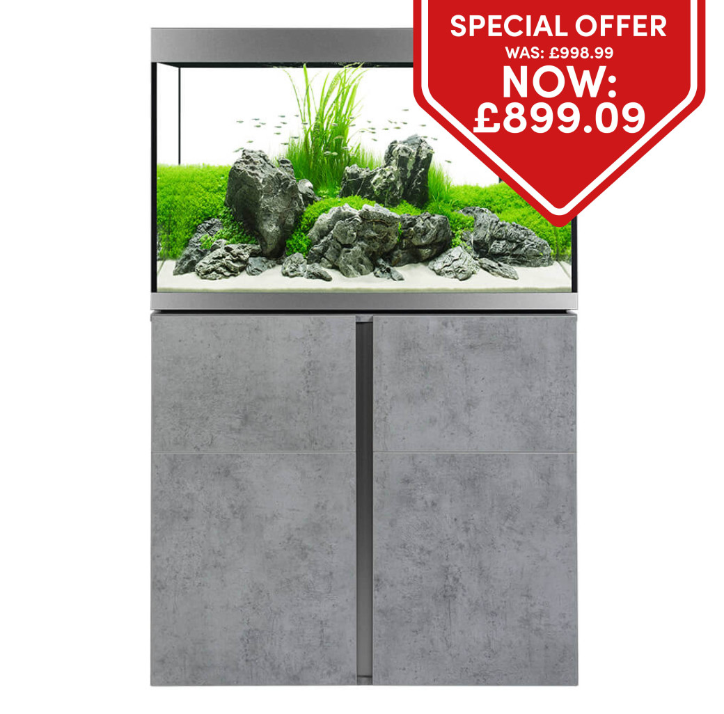 Fluval Siena 270 Aquarium & Cabinet Set - Chicago Concrete