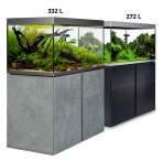 Fluval Siena 330 Aquarium & Cabinet Set - Black with Free Bundle
