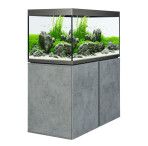 Fluval Siena 270 Aquarium & Cabinet Set - Chicago Concrete with Free Bundle