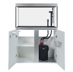 Fluval Siena 270 Aquarium & Cabinet Set - White with Free Bundle