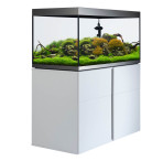 Fluval Siena 330 Aquarium & Cabinet Set - White With Free Bundle 