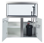 Fluval Siena 330 Aquarium & Cabinet Set - White With Free Bundle 