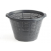 black plastic oase circle plant basket