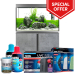 Fluval Siena 270 Aquarium & Cabinet Set - Chicago Concrete with Free Bundle