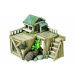 wooden house, aquarium ornament