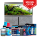 Fluval Siena 330 Aquarium & Cabinet Set - Chicago Concrete with Free Bundle 