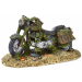 motorcycle, aquarium ornament.