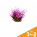 Classic Plastic Aquarium Plant (X-Small) - Dark Red Moss