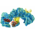 Turquoise coral, aquarium ornament.