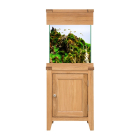 Aqua Oak Refreshed Small Cube Aquarium & Cabinet