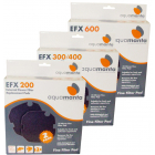 AquaManta EFX Standard External Filter Fine Sponge Filter Pad 2 Pack