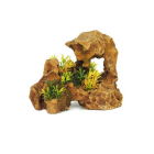 Classic Ornament - Brown Rock with Plants