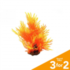 Classic Plastic Aquarium Plant (Small) - Orange Grass