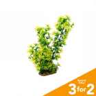 Classic Plastic Aquarium Plant (XX-Large) - Green & Yellow Leaf