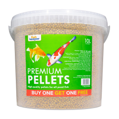Fishkeeper Premium Pellets 10L - Buy One Get One Free