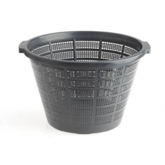 black plastic oase circle plant basket