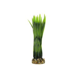 Classic Gravel Base Artificial Plant - Green Grass (21cm)