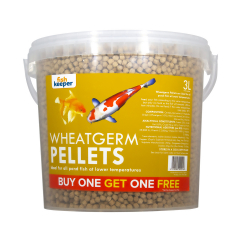 Fishkeeper Wheatgerm Pellets 3L - Buy One Get One Free
