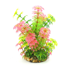 Classic Artificial Plant - Umbrella Leaf Plant Green/Pink