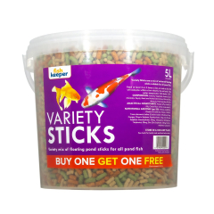 Fishkeeper Variety Sticks 5L - Buy One Get One Free